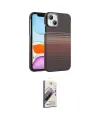 ieg™ iPhone 14 Kılıf Doruk Serisi - Siyah Bilvis 3D Mat Cam Ekran Koruyucu