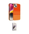 ieg™ iPhone 14 Kılıf Doruk Serisi - Siyah Bilvis 3D Mat Cam Ekran Koruyucu