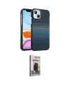 ieg™ iPhone 14 Kılıf Doruk Serisi - Siyah Bilvis Hayalet Cam Ekran Koruyucu