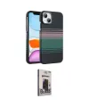 ieg™ iPhone 14 Kılıf Doruk Serisi - Siyah Bilvis Hayalet Cam Ekran Koruyucu