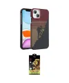 ieg™ iPhone 14 Kılıf Doruk Serisi - Siyah Buffer Cam Ekran Koruyucu