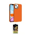 ieg™ iPhone 14 Kılıf Doruk Serisi - Siyah Buffer Cam Ekran Koruyucu
