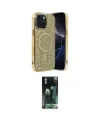ieg™ iPhone 14 Kılıf Eksen Çizgi - Şeffaf 360 Full Body Arka Koruyucu