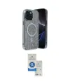 ieg™ iPhone 14 Kılıf Eksen Çizgi - Şeffaf Royal Nano Ekran Koruyucu