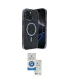 ieg™ iPhone 14 Kılıf Eksen Çizgi - Şeffaf Royal Nano Ekran Koruyucu