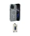 ieg™ iPhone 14 Kılıf Eksen Çizgi - Siyah Bilvis Hayalet Cam Ekran Koruyucu