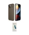 ieg™ iPhone 14 Kılıf Eksen Form Prime - Şeffaf Pasifik Cam Ekran Koruyucu