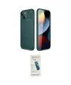 ieg™ iPhone 14 Kılıf Eksen Form Prime - Şeffaf Pasifik Cam Ekran Koruyucu