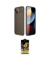ieg™ iPhone 14 Kılıf Eksen Form Prime - Siyah Buffer Cam Ekran Koruyucu