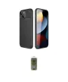 ieg™ iPhone 14 Kılıf Eksen Form Prime - Siyah Joko Magic 5D Hayalet Cam