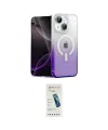 ieg™ iPhone 14 Kılıf Eksen Minimal Özel Seri - Şeffaf Pasifik Cam Ekran Koruyucu