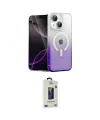 ieg™ iPhone 14 Kılıf Eksen Minimal Özel Seri - Siyah Bilvis Hayalet Cam Ekran Koruyucu