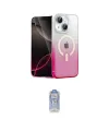 ieg™ iPhone 14 Kılıf Eksen Minimal Özel Seri - Siyah Joko Magic 5D Cam