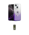 ieg™ iPhone 14 Kılıf Eksen Minimal Özel Seri - Siyah Joko Magic 5D Hayalet Cam