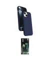 ieg™ iPhone 14 Kılıf İz Işık Koleksiyonu - Şeffaf 360 Full Body Arka Koruyucu