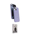 ieg™ iPhone 14 Kılıf İz Işık Koleksiyonu - Siyah Bilvis Hayalet Cam Ekran Koruyucu