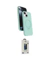 ieg™ iPhone 14 Kılıf İz Işık Koleksiyonu - Siyah Bilvis Hayalet Cam Ekran Koruyucu