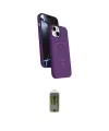 ieg™ iPhone 14 Kılıf İz Işık Koleksiyonu - Siyah Joko Magic 5D Hayalet Cam