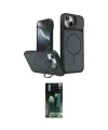 ieg™ iPhone 14 Kılıf İz Modern Prime - Şeffaf 360 Full Body Arka Koruyucu