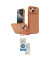 ieg™ iPhone 14 Kılıf İz Modern Prime - Şeffaf Royal Nano Ekran Koruyucu