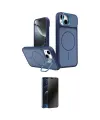 ieg™ iPhone 14 Kılıf İz Modern Prime - Siyah 3D Antistatik Hayalet Cam Ekran Koruyucu