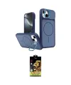 ieg™ iPhone 14 Kılıf İz Modern Prime - Siyah Buffer Cam Ekran Koruyucu