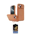 ieg™ iPhone 14 Kılıf İz Modern Prime - Siyah Buffer Hayalet Cam Ekran Koruyucu
