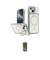 ieg™ iPhone 14 Kılıf İz Modern Prime - Siyah Joko Magic 5D Hayalet Cam