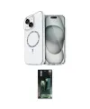 ieg™ iPhone 14 Kılıf Kıvılcım Form Prime - Şeffaf 360 Full Body Arka Koruyucu
