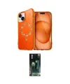 ieg™ iPhone 14 Kılıf Kıvılcım Form Prime - Şeffaf 360 Full Body Arka Koruyucu