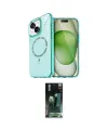 ieg™ iPhone 14 Kılıf Kıvılcım Form Prime - Şeffaf 360 Full Body Arka Koruyucu