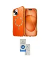 ieg™ iPhone 14 Kılıf Kıvılcım Form Prime - Şeffaf Royal Nano Ekran Koruyucu