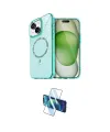 ieg™ iPhone 14 Kılıf Kıvılcım Form Prime - Siyah 3D Antistatik Cam Ekran Koruyucu