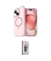 ieg™ iPhone 14 Kılıf Kıvılcım Form Prime - Siyah Bilvis 3D Cam Ekran Koruyucu