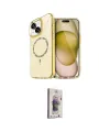ieg™ iPhone 14 Kılıf Kıvılcım Form Prime - Siyah Bilvis 3D Cam Ekran Koruyucu