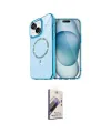 ieg™ iPhone 14 Kılıf Kıvılcım Form Prime - Siyah Bilvis 3D Mat Cam Ekran Koruyucu