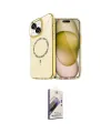 ieg™ iPhone 14 Kılıf Kıvılcım Form Prime - Siyah Bilvis 3D Mat Cam Ekran Koruyucu