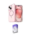 ieg™ iPhone 14 Kılıf Kıvılcım Form Prime - Siyah Bilvis 5in1 3D Magic Cam Ekran Koruyucu