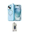 ieg™ iPhone 14 Kılıf Kıvılcım Form Prime - Siyah Bilvis Hayalet Cam Ekran Koruyucu