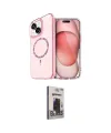 ieg™ iPhone 14 Kılıf Kıvılcım Form Prime - Siyah Bilvis Hayalet Cam Ekran Koruyucu