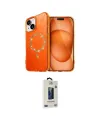 ieg™ iPhone 14 Kılıf Kıvılcım Form Prime - Siyah Bilvis Hayalet Cam Ekran Koruyucu