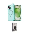ieg™ iPhone 14 Kılıf Kıvılcım Form Prime - Siyah Bilvis Hayalet Cam Ekran Koruyucu