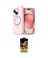 ieg™ iPhone 14 Kılıf Kıvılcım Form Prime - Siyah Buffer Cam Ekran Koruyucu