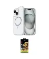 ieg™ iPhone 14 Kılıf Kıvılcım Form Prime - Siyah Buffer Cam Ekran Koruyucu