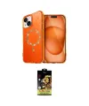 ieg™ iPhone 14 Kılıf Kıvılcım Form Prime - Siyah Buffer Cam Ekran Koruyucu