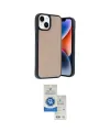 ieg™ iPhone 14 Kılıf Kıvılcım Işık Serisi - Şeffaf Royal Nano Ekran Koruyucu