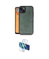 ieg™ iPhone 14 Kılıf Kıvılcım Işık Serisi - Siyah 3D Antistatik Cam Ekran Koruyucu
