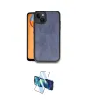 ieg™ iPhone 14 Kılıf Kıvılcım Işık Serisi - Siyah 3D Antistatik Cam Ekran Koruyucu