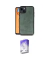 ieg™ iPhone 14 Kılıf Kıvılcım Işık Serisi - Siyah Bilvis 5in1 3D Magic Cam Ekran Koruyucu