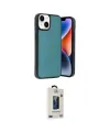 ieg™ iPhone 14 Kılıf Kıvılcım Işık Serisi - Siyah Bilvis Hayalet Cam Ekran Koruyucu